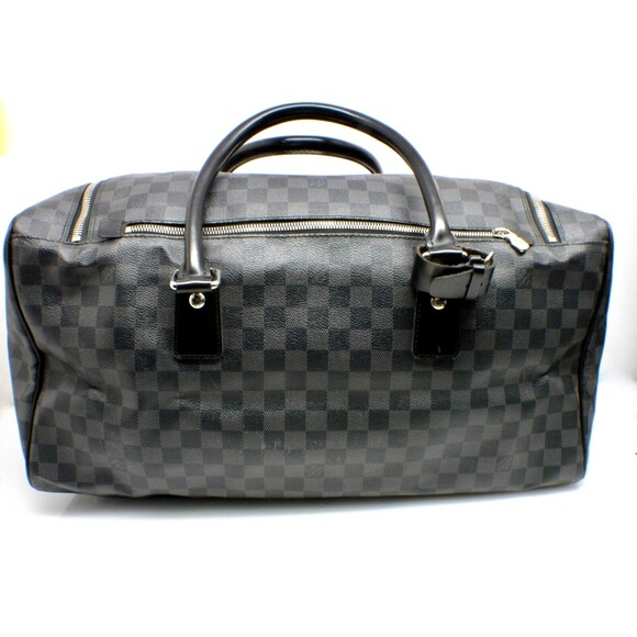 👜 Louis Vuitton LV Boston Bag Roadster 50 Damier Graphite LV 👜 - Picture 2 of 15